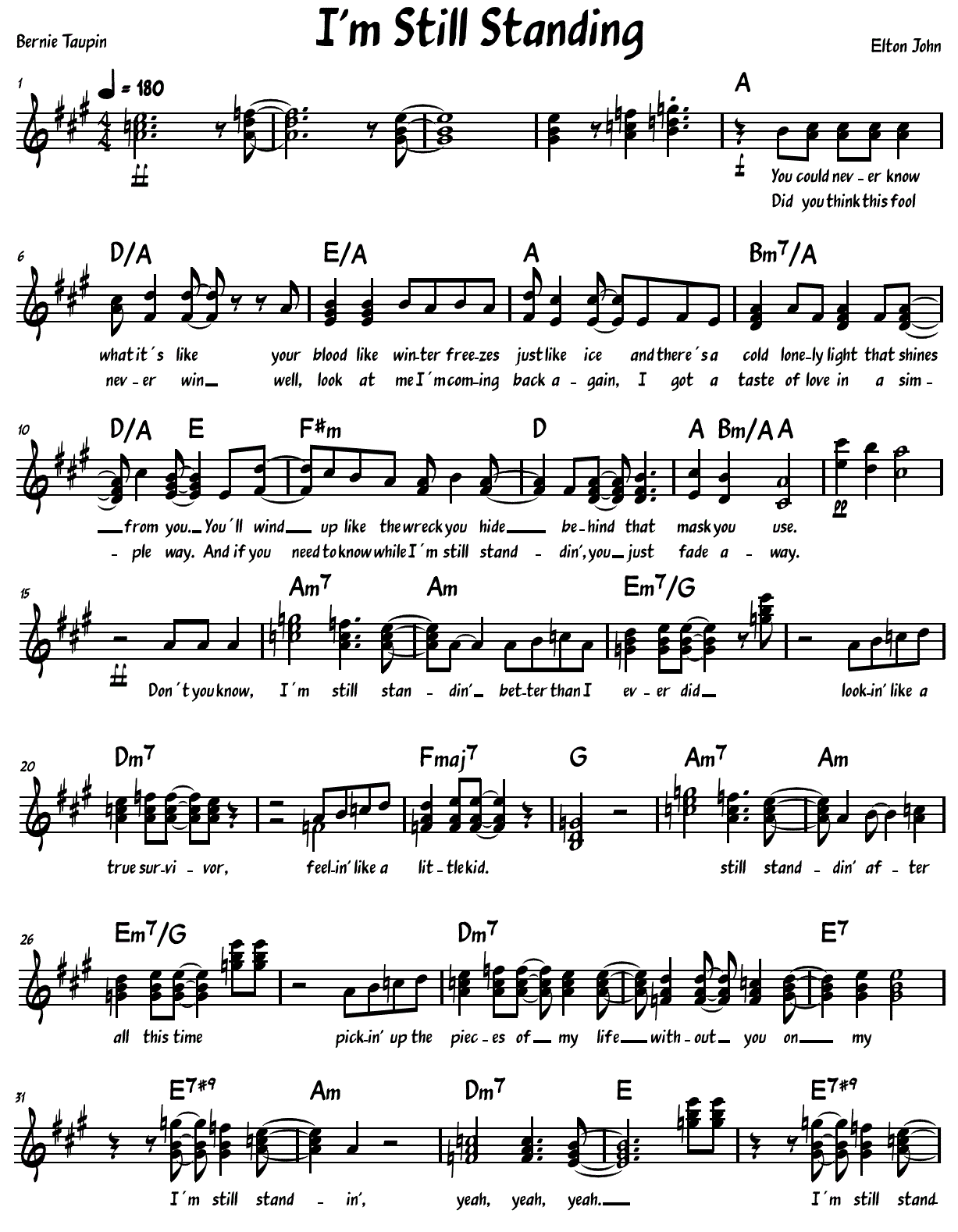 Sheet Music